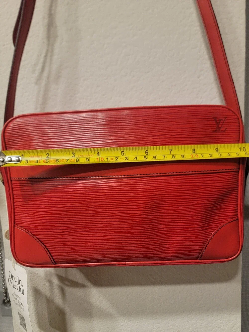 Louis Vuitton Castillan Red Epi Leather Trocadero Crossbody Bag Purse Authentic